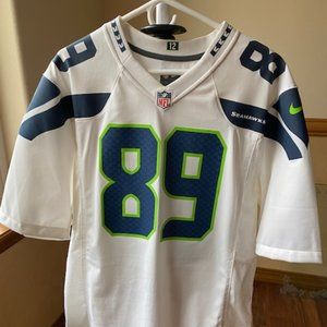 NIKE DOUG BALDWIN SEATTLE SEAHAWKS AWAY JERSEY (WORN 1 TIME)